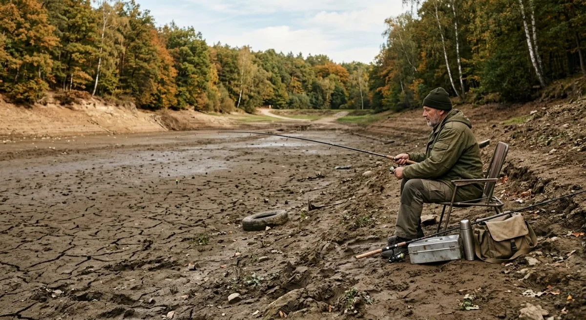 When a fisherman goes fishing, he must go to a pond where there are fish.